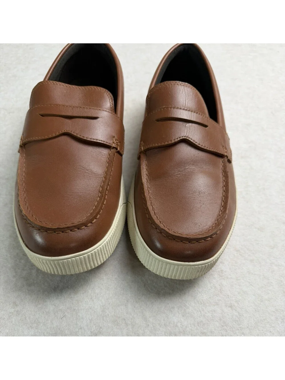 Cole Haan Nantucket Penny Brown Leather Loafers C33858 Men's Sz 11 Wide